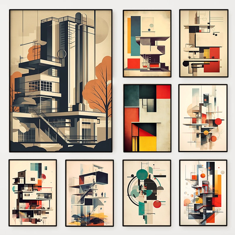 Vintage Minimalist Bauhaus Arc - Photography Geometry ulasan dan harga