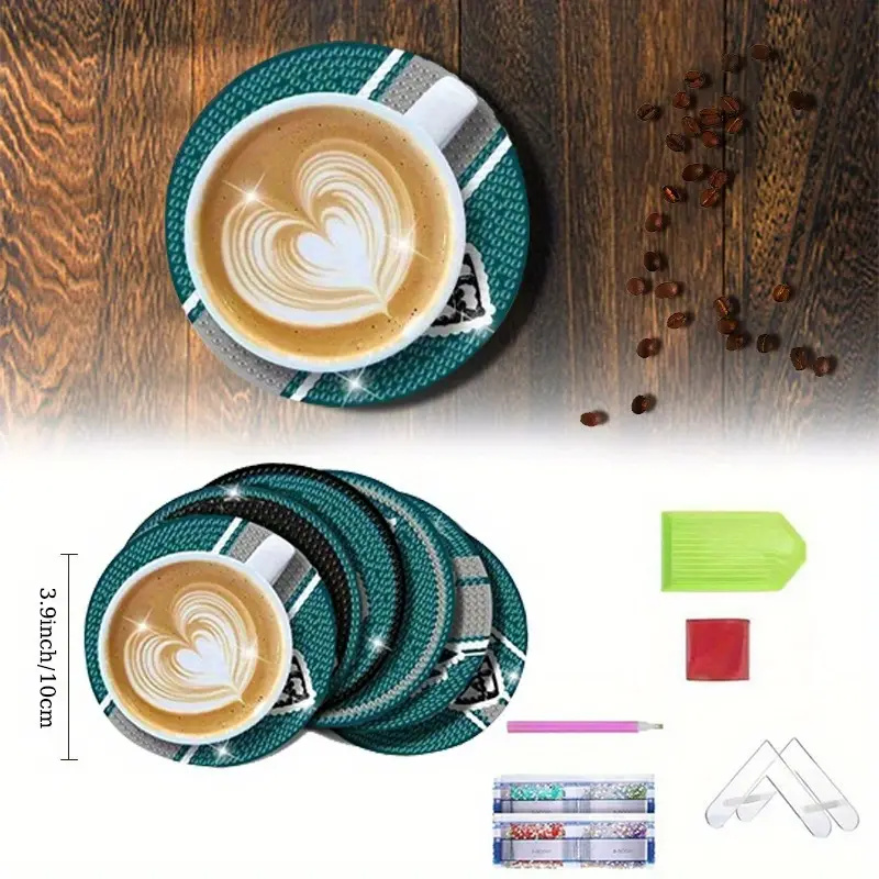 6/Set DIY Diamond Painting Coa - Photography Geometry ulasan dan harga
