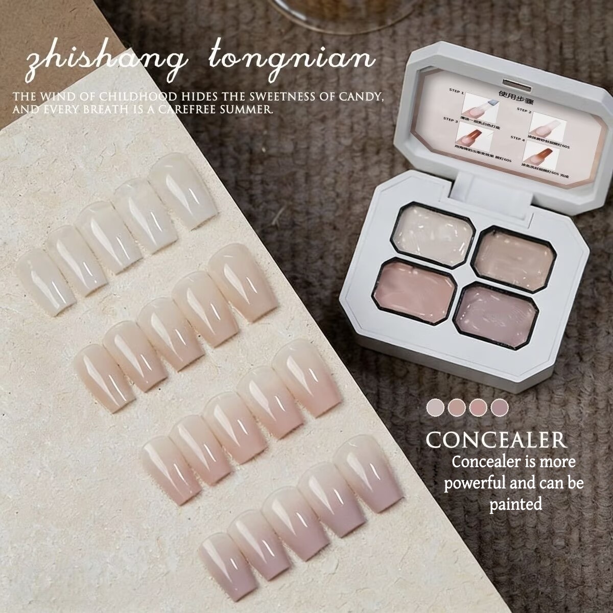 4 Colors Gradient pink ，nude P - Photography Design ulasan dan harga